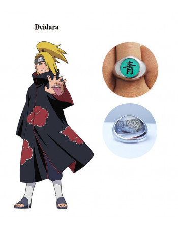 Кільце Дейдари клан Акацукі з логотипом Naruto - Deidara