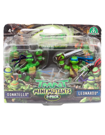 Набір міні-фігурок Донателло та Леонардо - Donatello and Leonardo, 4Kids, Playmates