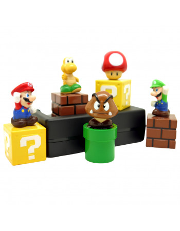 Набір фігурок 5в1 Супер Маріо, 5 см — Super Mario