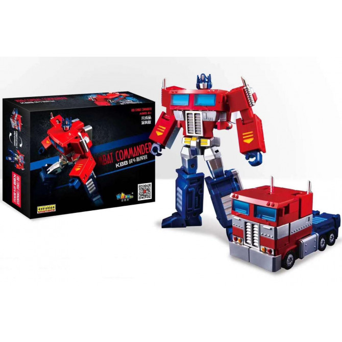 Трансформер Оптимус Прайм, Командор, KuBianBao, 12 см - Kombat Commander Optimus Prime