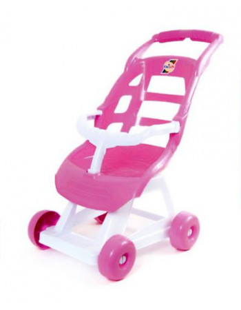 Коляска для ляльки (рожева)