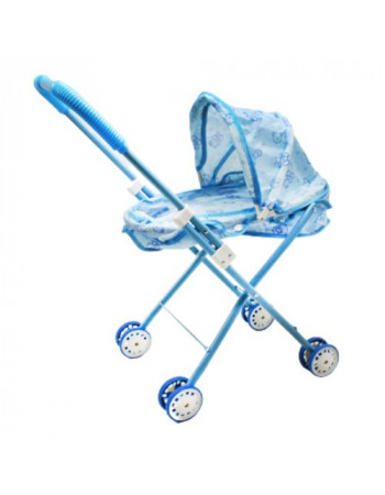 Коляска для ляльки, блакитний