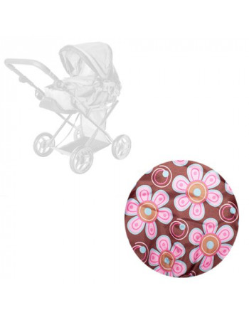 Коляска для ляльок, мікс принтів