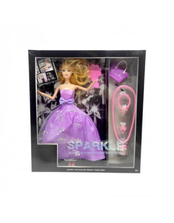 Лялька 29см (ФІОЛЕТОВА)