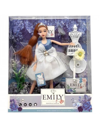 Лялька, висота 30 см (сумочка, манекен, квіти)