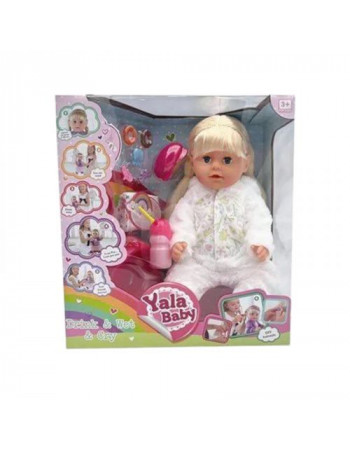 Пупс висота 45см, плаче сльозами, знімний одяг, шарнірні суглоби, аксесуари, ходить на горщик, п’є з пляшечки, рухливі кінцівки, може стояти, в коробці