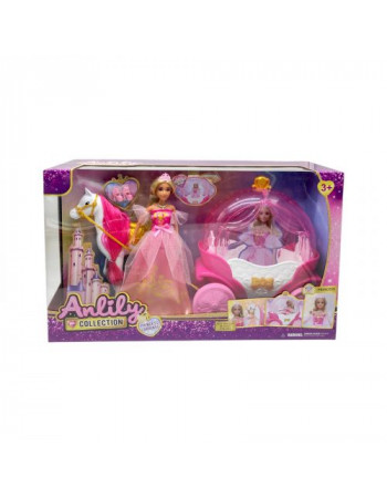 Лялька з каретою в коробці