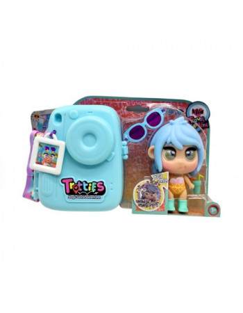Trotties Міні-лялька Мел з фотоапаратом, блакитна