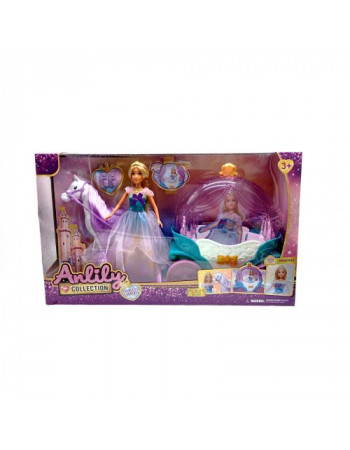 Лялька з каретою в коробці