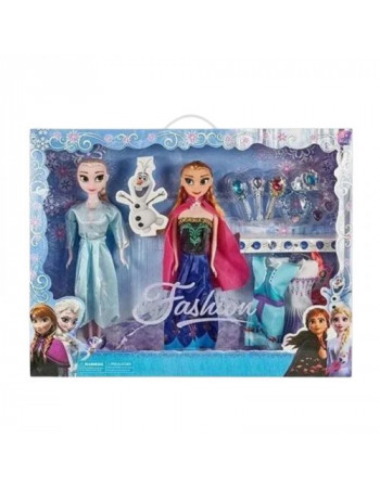 Набір ляльок 2 ляльки, висота: 28 см, аксесуари, одяг, в коробці