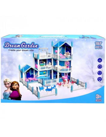 Ляльковий будиночок з меблями та аксесуарами