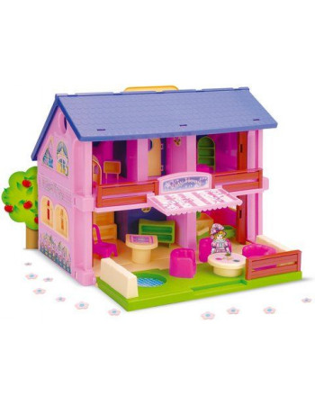 Двоповерховий ляльковий будиночок