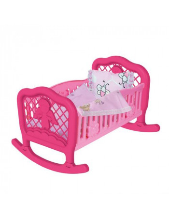 Колиска для ляльки ТехноК (рожева)