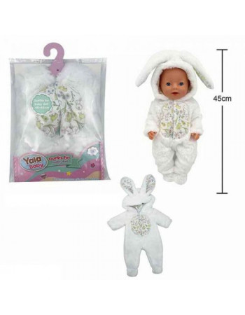 Одяг для пупса на пупса висотою 40-45 см, в пакеті