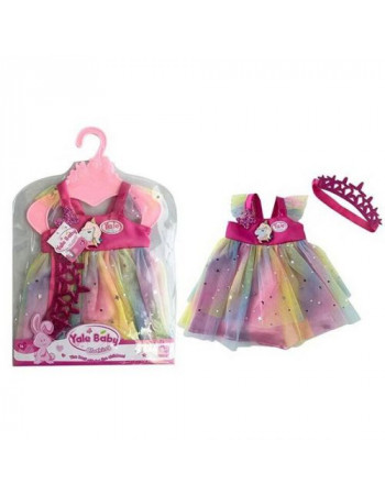 Одяг для пупсів і ляльок, в пакеті, Yala Baby - сукня з короною