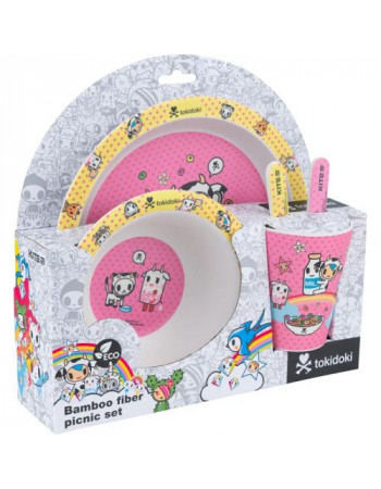 Набір посуду з бамбуку tokidoki (5 предметів)