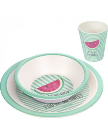 Набір посуду бамбукового 