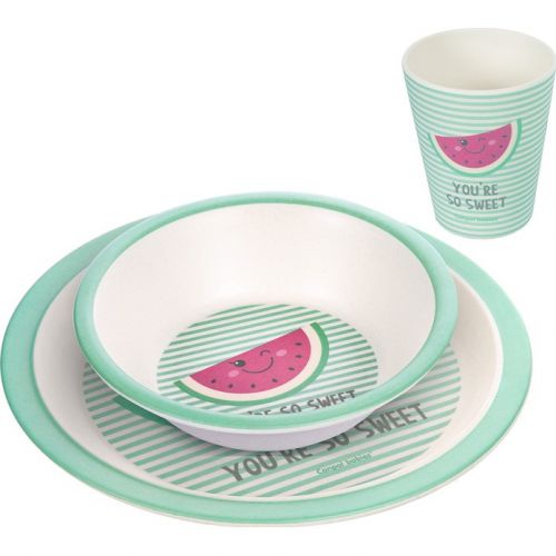 Набір посуду бамбукового 