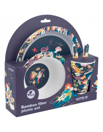 Набір посуду з бамбуку Space (5 предметів)