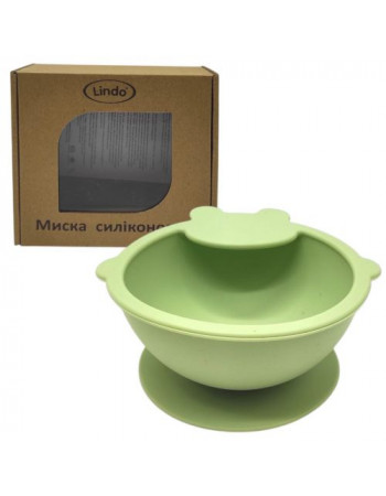 Мисочка силіконова (зелений)