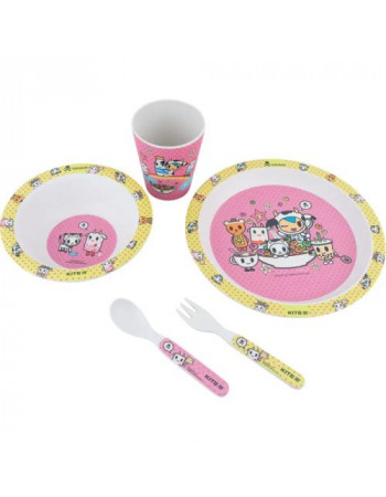 Набір посуду з бамбуку tokidoki (5 предметів)