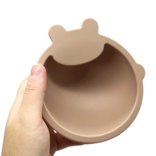 Мисочка силіконова (бежевий)