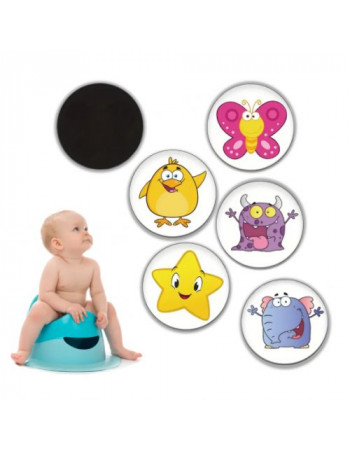 Наліпки для привчання дитини до горщика 