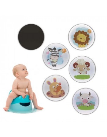 Наліпки для привчання дитини до горщика (5 шт)