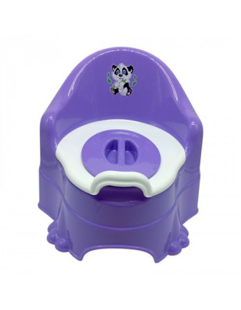Горщик дитячий (фіолетовий) (різні наліпки)