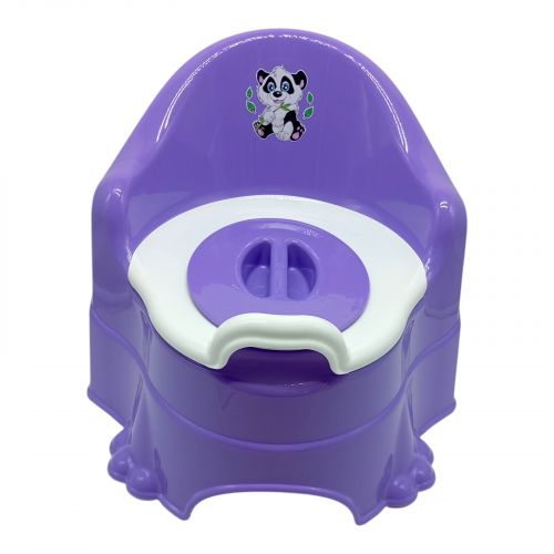 Горщик дитячий (фіолетовий) (різні наліпки)