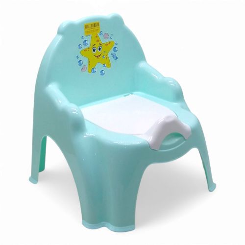 Горщик дитячий, (бірюзовий з зіркою)