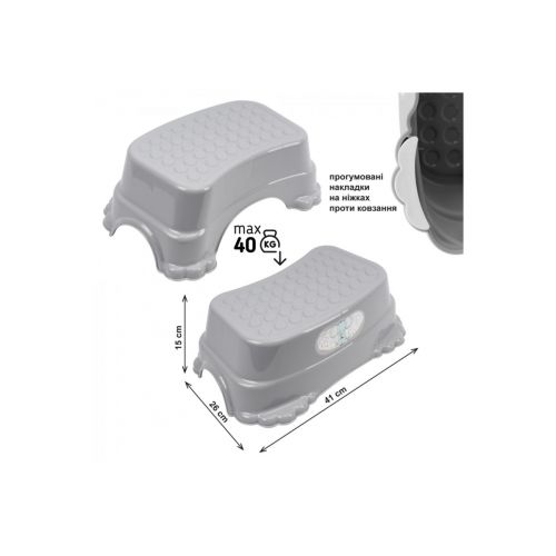 Підставка-сходинка дитяча (Рожевий)