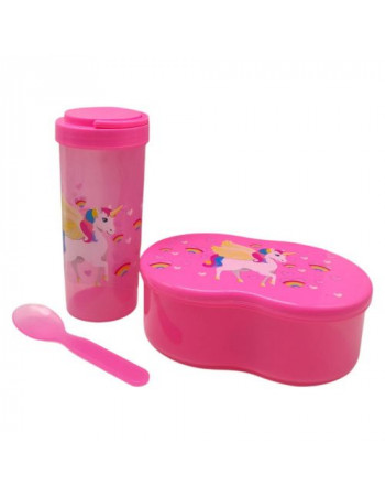 Набір посуду (Ланч бокс + пляшка)