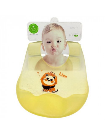 СИЛІКОНОВИЙ СЛЮНЯВЧИК (ЖОВТИЙ) ЛЕВ