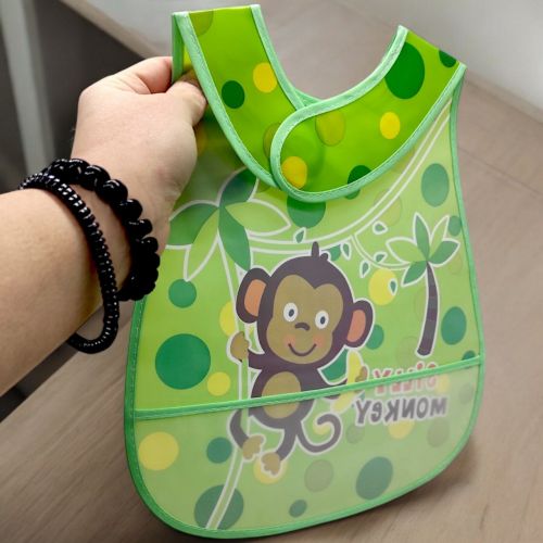 Слинявчик на липучці, мавпа зелена