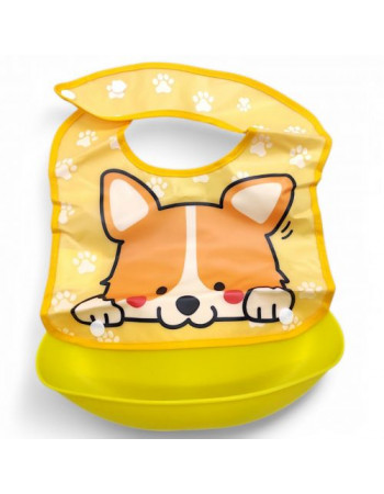 Слинявчик з кишенькою, жовтий