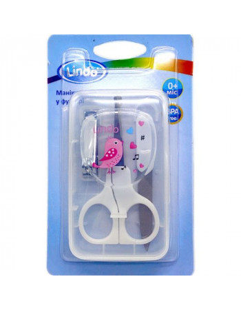 Дитячий манікюрний набір у футлярі, пташка