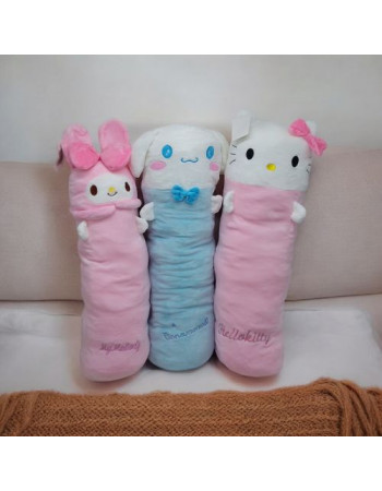 М'яка іграшка Подушка обіймашка аніме Sanrio Кітті рожева 55 см