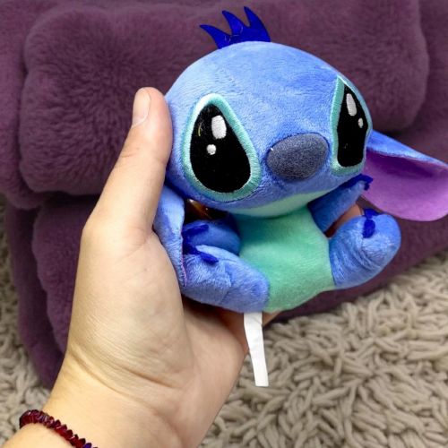 Мʼяка іграшка Стіч сидячий 15 см, синій