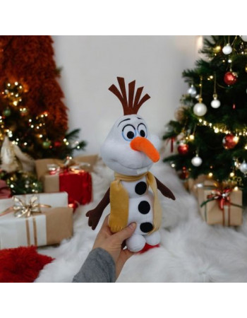 М'яка іграшка Сніговик Олаф Крижане серце 30 см