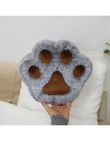 Мʼяка іграшка Лапка 32 х 32 см Сіра
