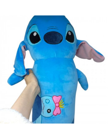 Обіймашка синя стіч 80 см