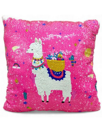 М'яка подушка з паєтками 