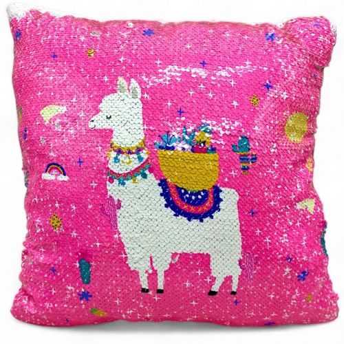 М'яка подушка з паєтками 