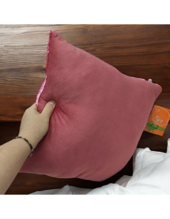 М'яка подушка з паєтками 