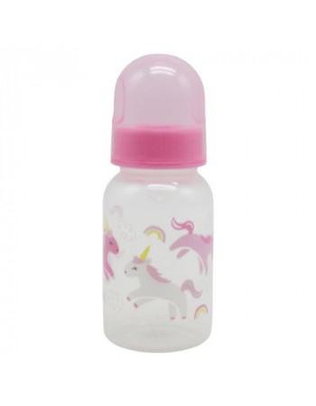 Пляшечка для годування, рожева 150 мл