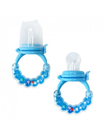 Ниблер з ковпачком і брязкальцем, синій