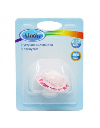 LI 407/6-12 Пустушка силіконова з прикусом (від 6 до 12міс)