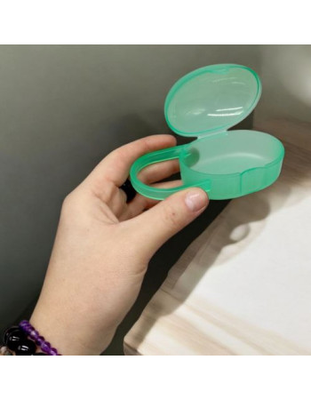 Контейнер для зберігання пустушки (зелений)