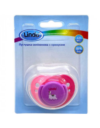 Пустушка силіконова, від 1 року, лама